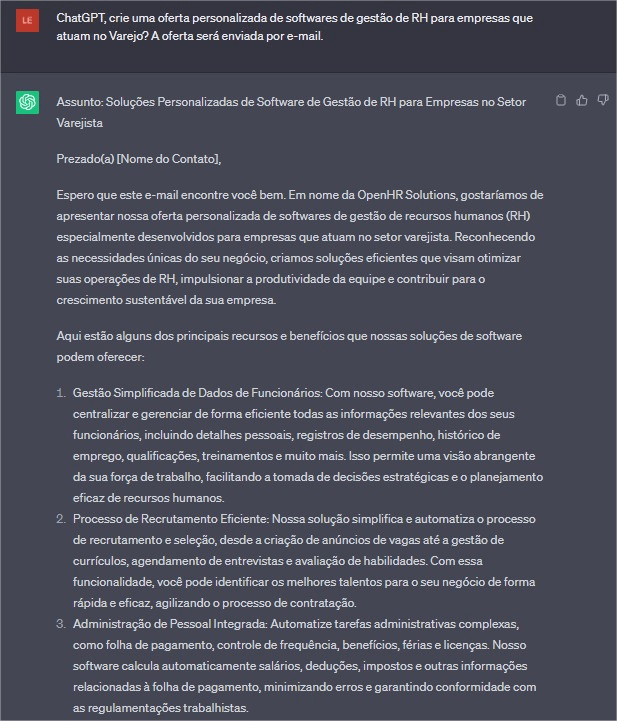 Como criar mensagens personalizadas