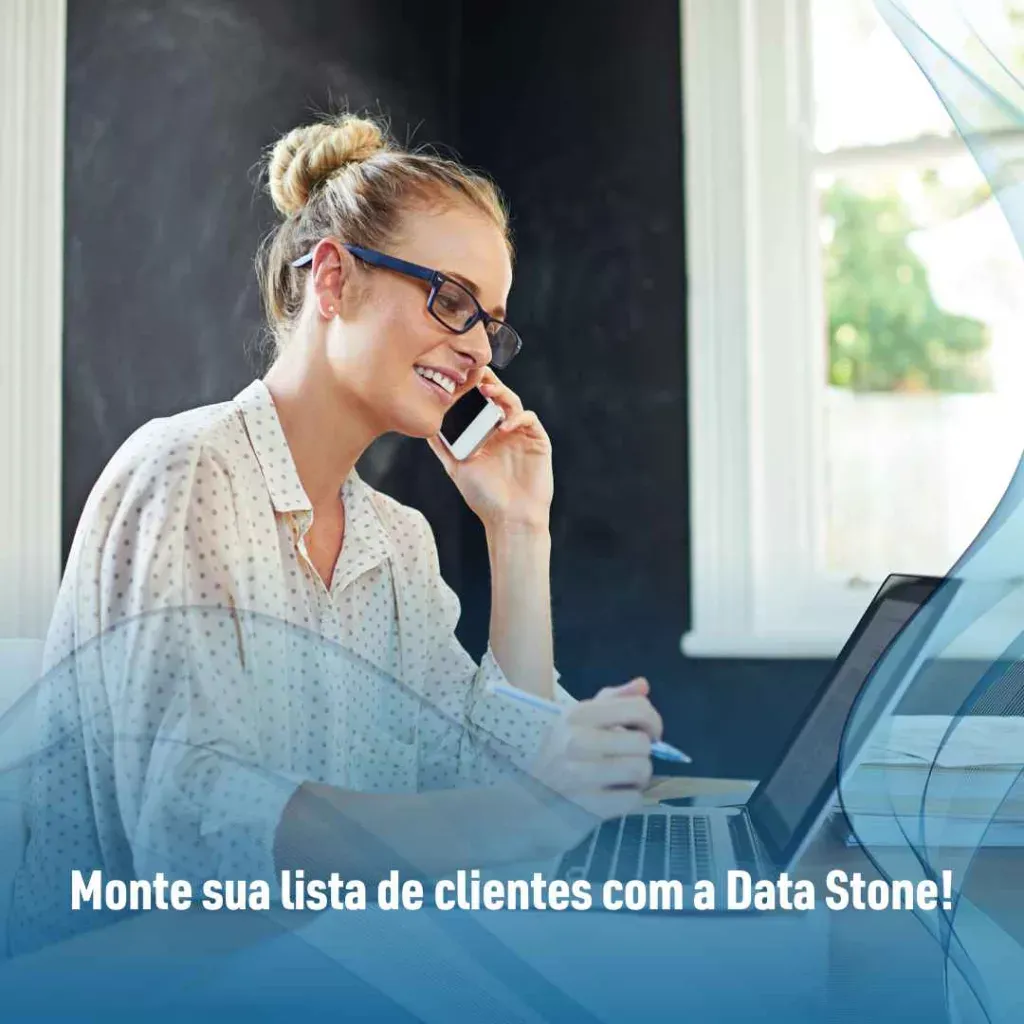 Monte sua lista de clientes com a Data Stone!
