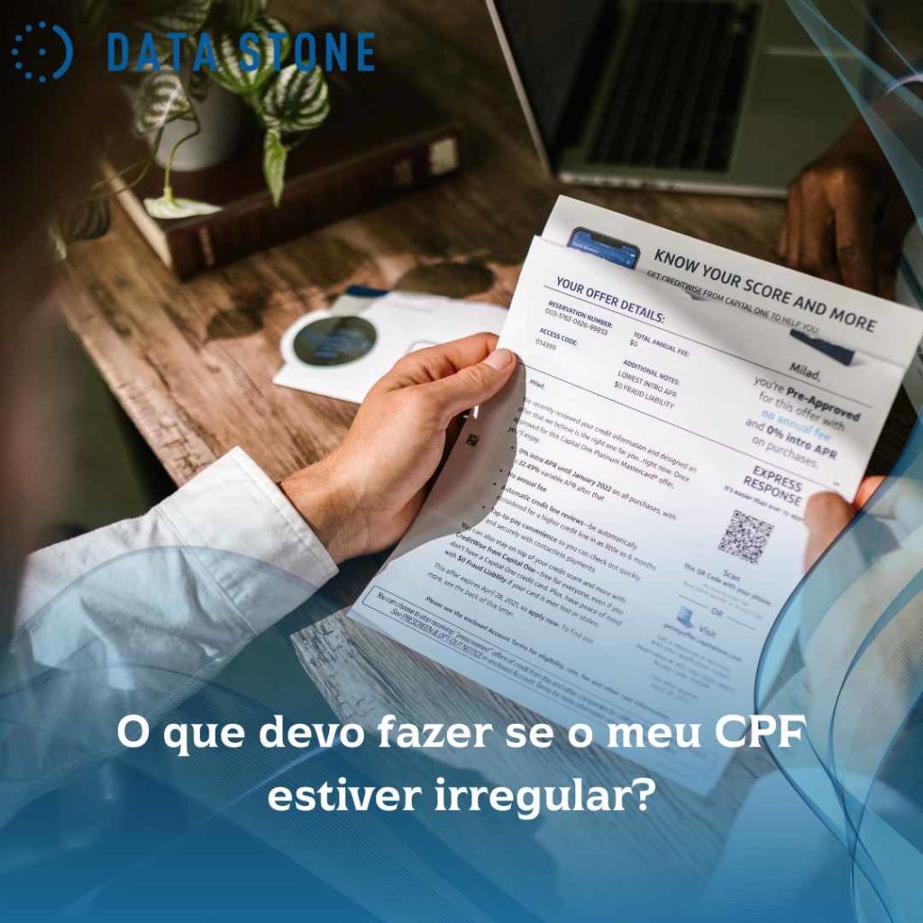 O que devo fazer se o meu CPF estiver irregular
