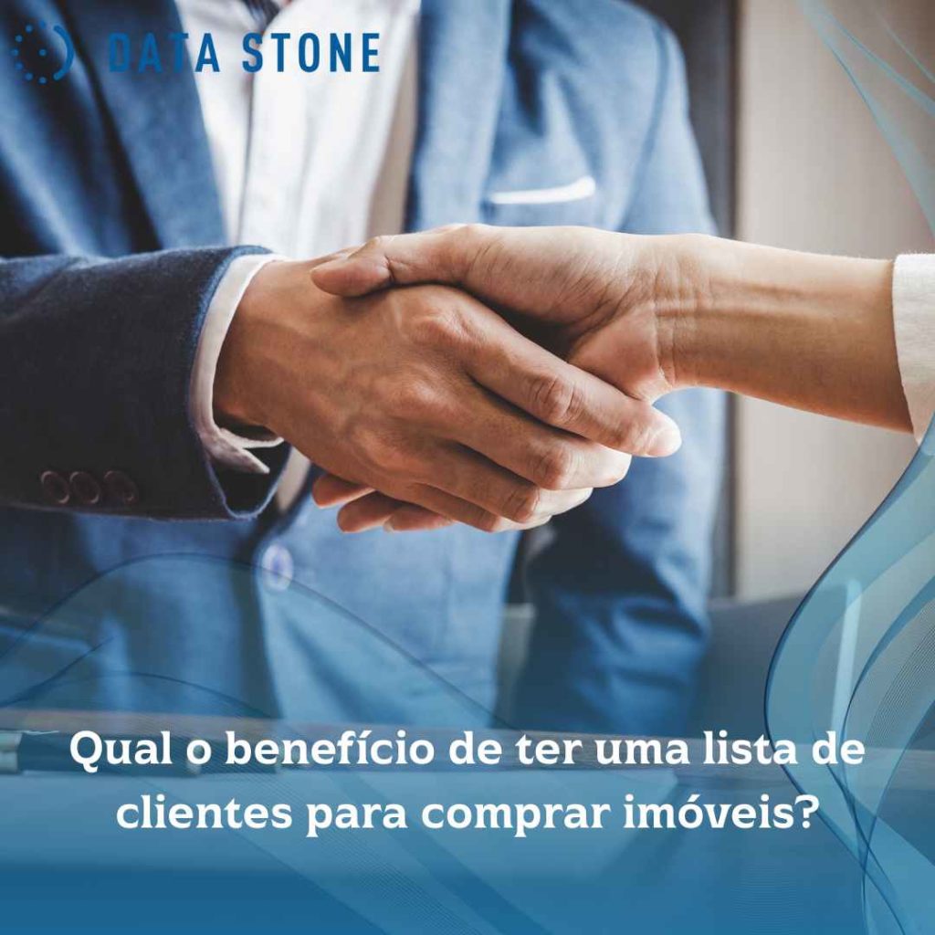 Qual o benefício de ter uma lista de clientes para comprar imóveis