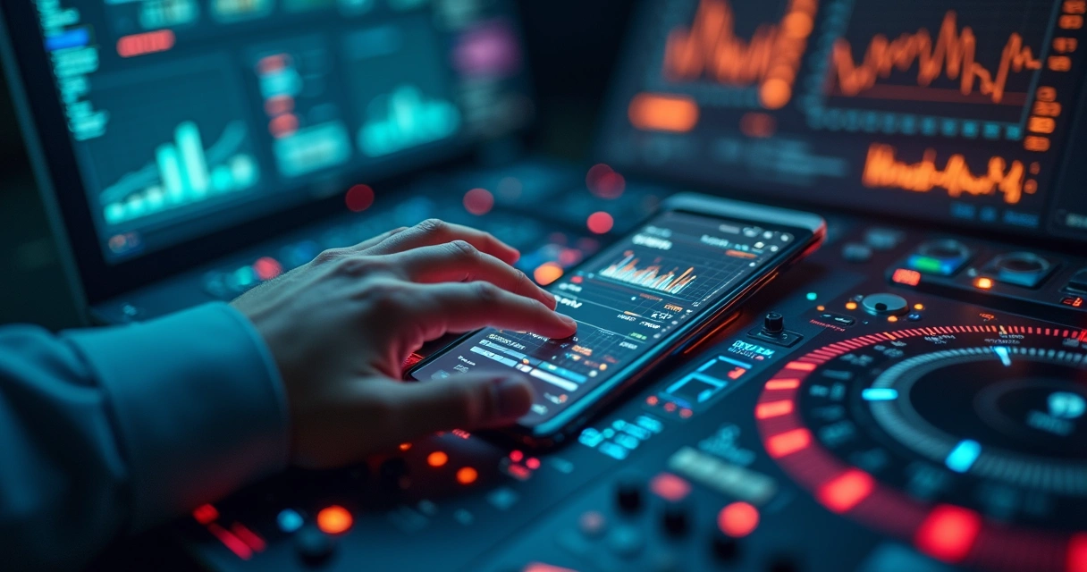 Interface de plataforma digital mostrando validação automática de dados de leads em desktop e smartphone