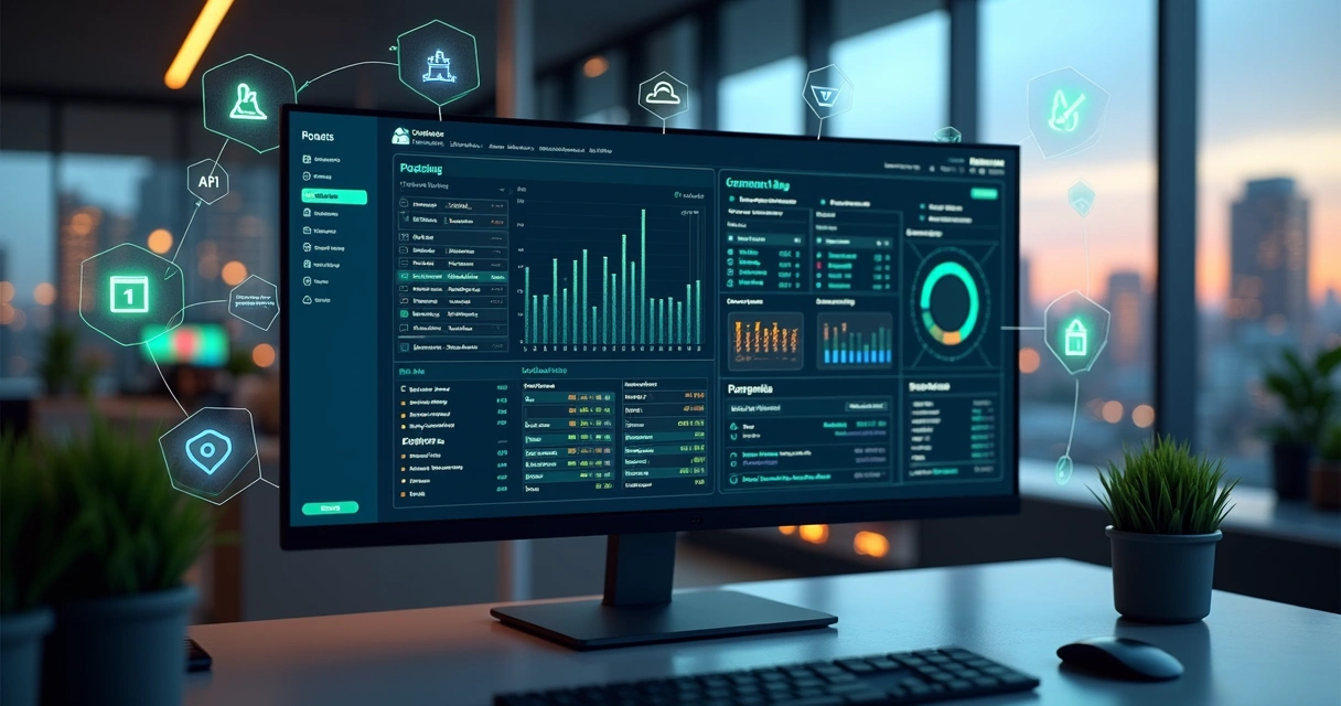 Painel com dados de clientes sendo enriquecidos em tempo real